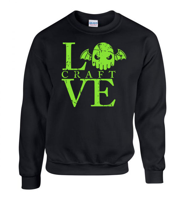 hp lovecraft Fekete Férfi Pulóver