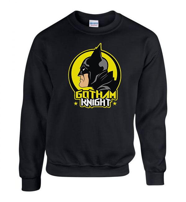 batman Fekete Férfi Pulóver