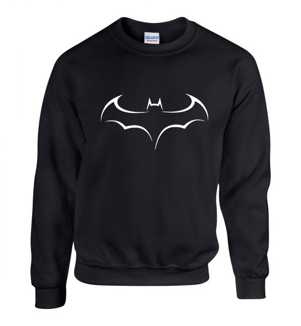 batman Fekete Férfi Pulóver