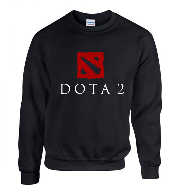 dota 2 Fekete Férfi Pulóver