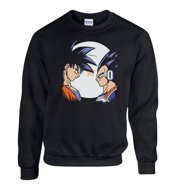 son goku dragon ball Fekete Férfi Pulóver