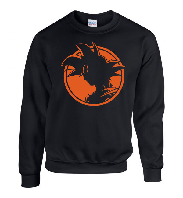 son goku dragon ball Fekete Férfi Pulóver