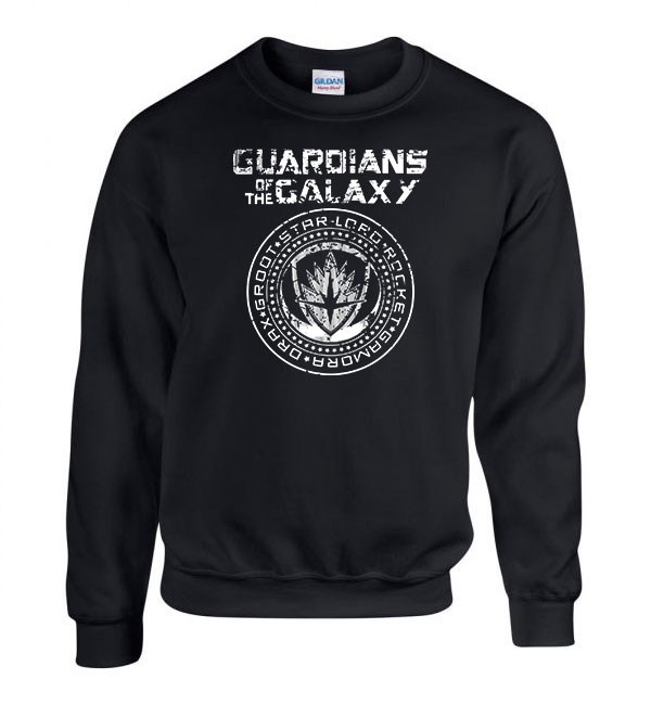 guardians of the galaxy a galaxis őrzői Fekete Férfi Pulóver