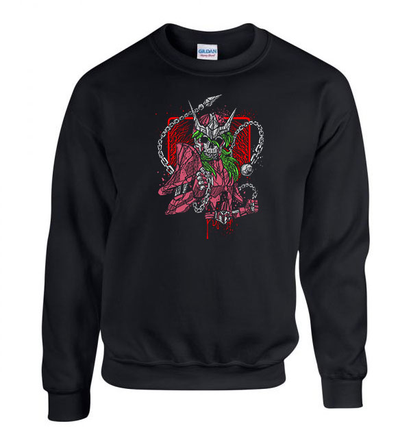 Saint Seiya Fekete Férfi Pulóver