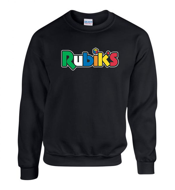 rubik kocka Fekete Férfi Pulóver