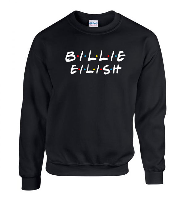 billie eilish Fekete Férfi Pulóver