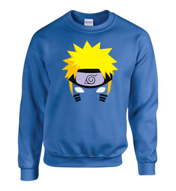 naruto Kék Férfi Pulóver