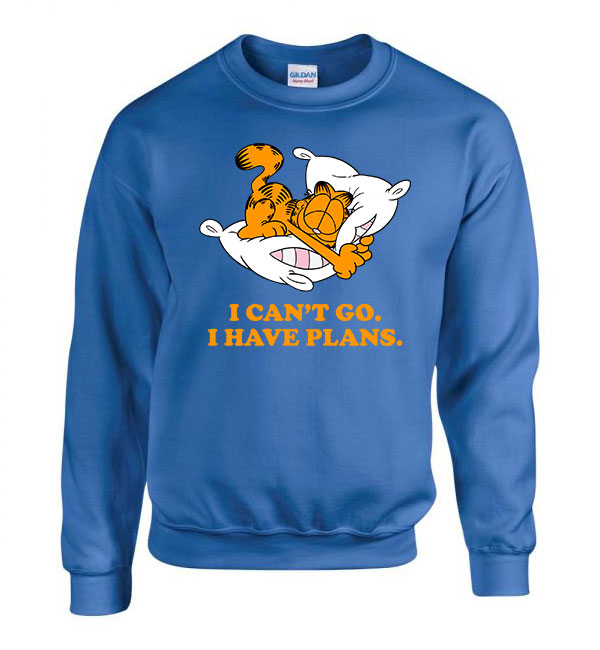 garfield alvós lusta Kék Férfi Pulóver