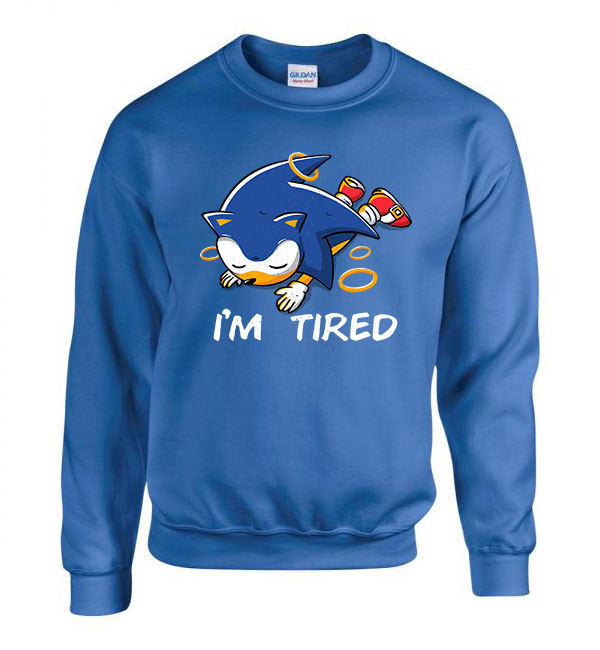 sonic Kék Férfi Pulóver