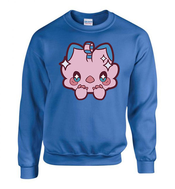Biyomon digimon Kék Férfi Pulóver