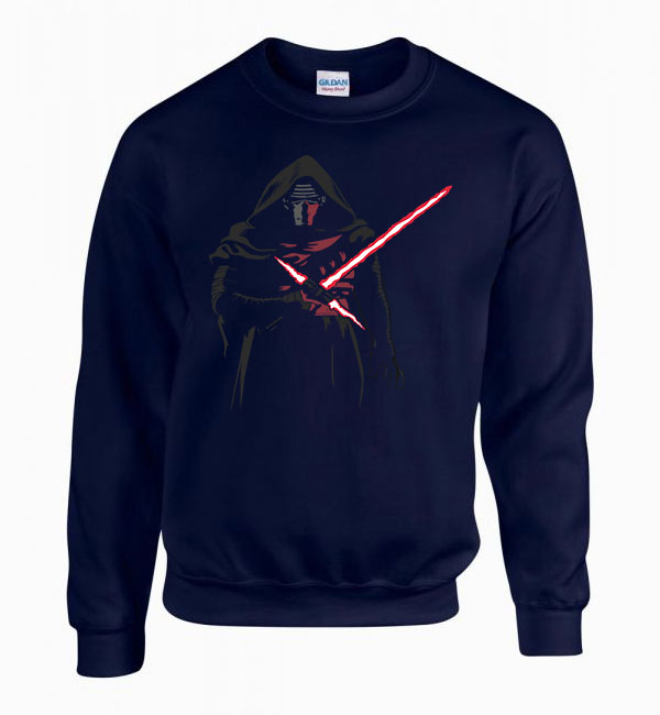 kylo ren star wars Sötétkék Férfi Pulóver