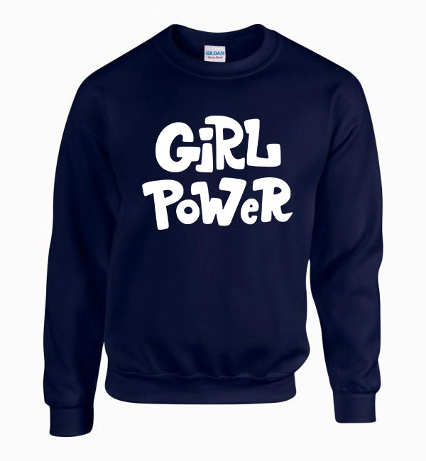 Girl Power Sötétkék Férfi Pulóver