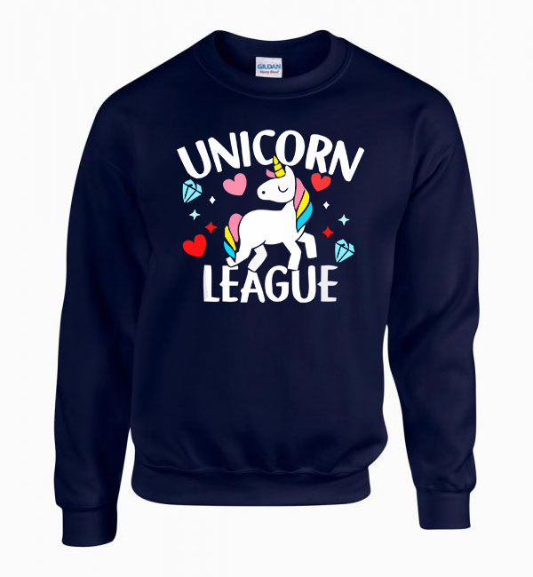 unikornis unicorn Sötétkék Férfi Pulóver