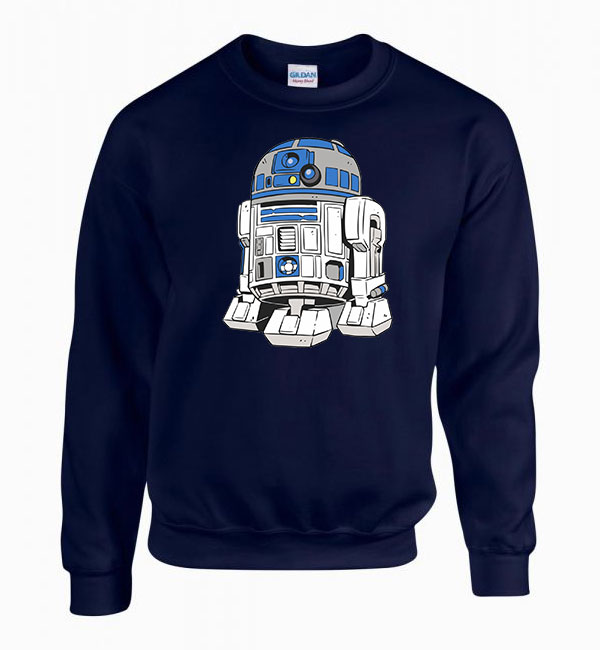 r2d2 star wars Sötétkék Férfi Pulóver