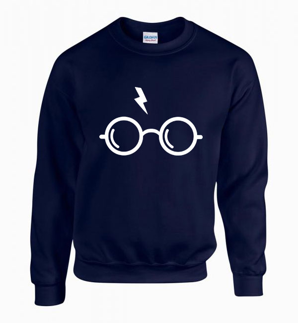 harry potter Sötétkék Férfi Pulóver