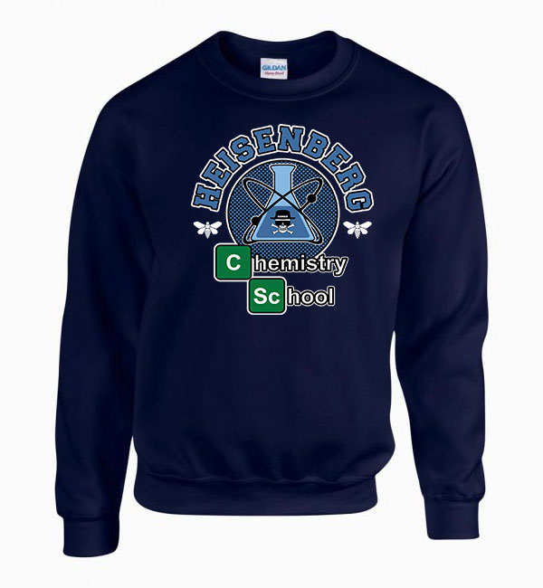 breaking bad totál szívás Sötétkék Férfi Pulóver