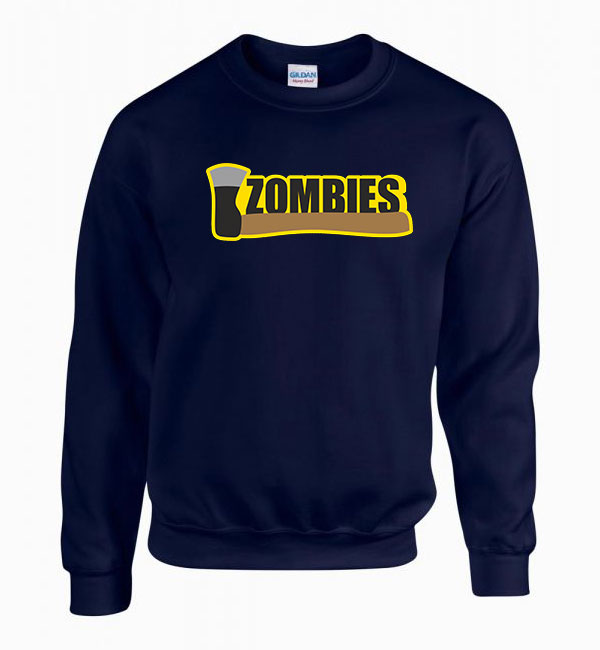 zombi zombis Sötétkék Férfi Pulóver