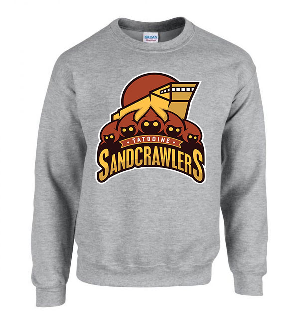 star wars sandcrawlers scavengers Sportszürke Férfi Pulóver