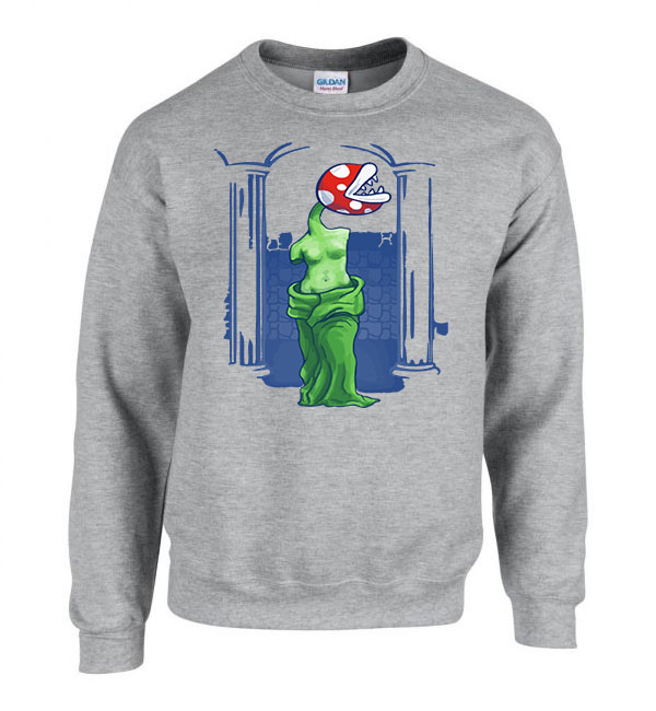super mario Sportszürke Férfi Pulóver