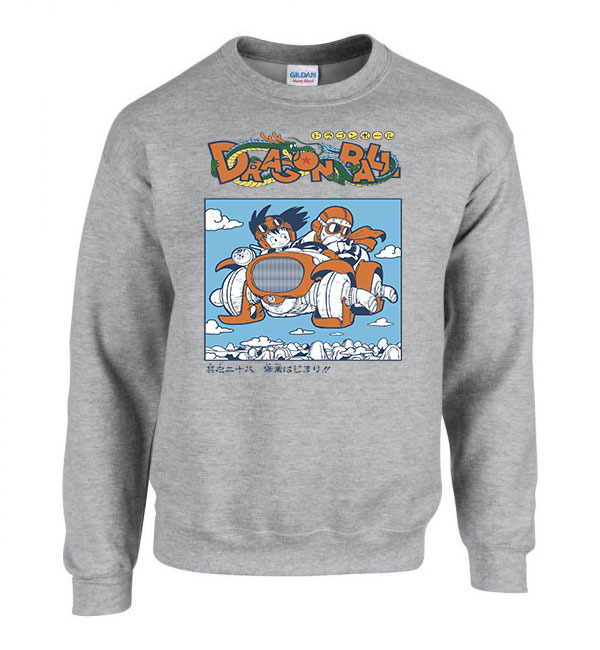 dragon ball Sportszürke Férfi Pulóver
