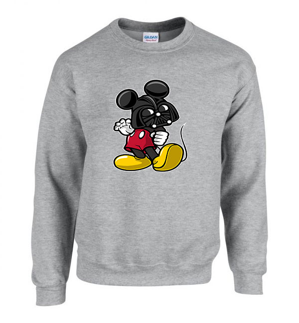 mickey egért darth Sportszürke Férfi Pulóver