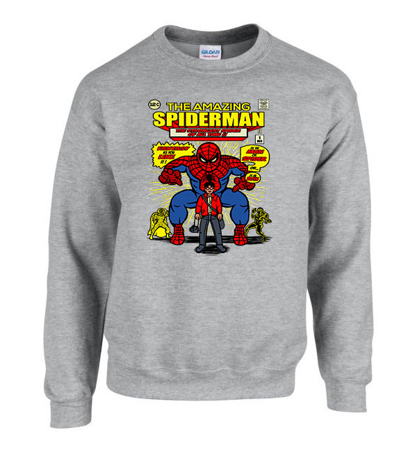 Amazing Spider Man pókember Sportszürke Férfi Pulóver