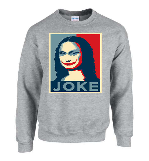joker joke Sportszürke Férfi Pulóver