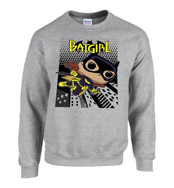 Batgirl Sportszürke Férfi Pulóver
