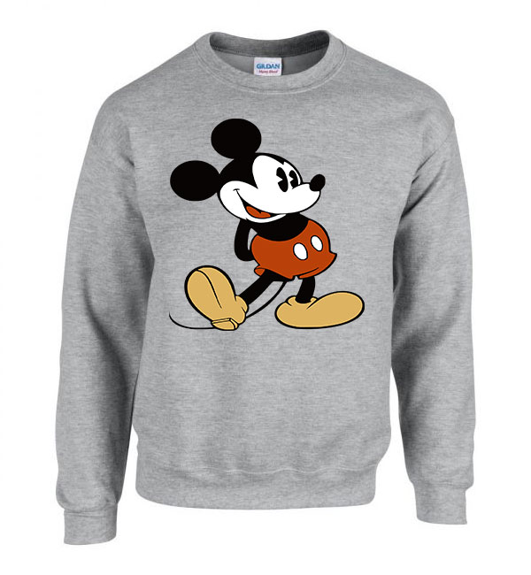 Mickey Egér Sportszürke Férfi Pulóver