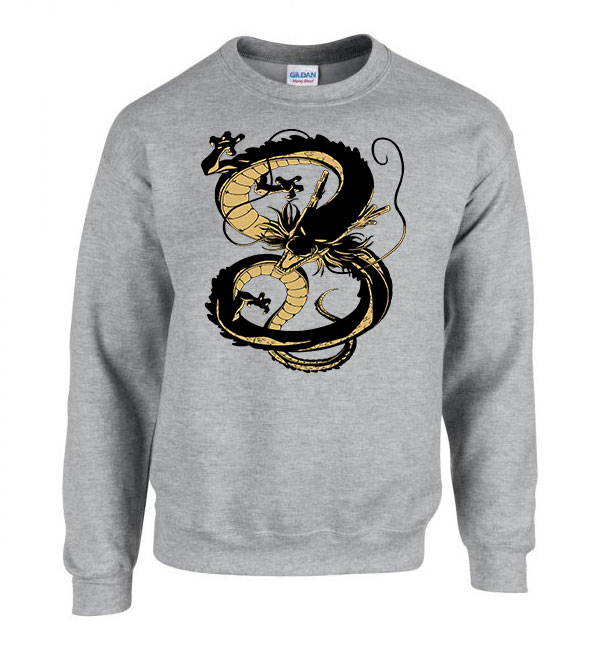 dragon ball shenlong shenron Sportszürke Férfi Pulóver