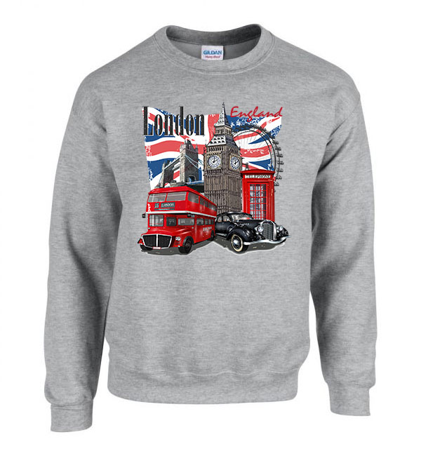 London anglia nagy britannia england Sportszürke Férfi Pulóver