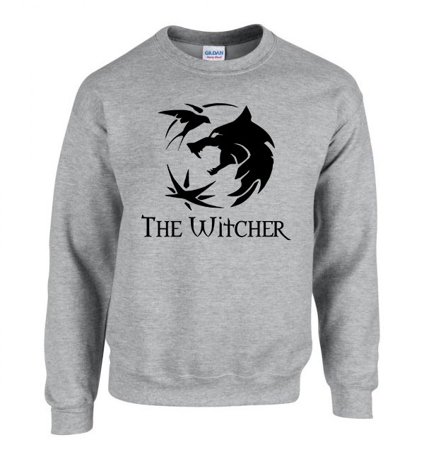 A Vaják The Witcher Sportszürke Férfi Pulóver