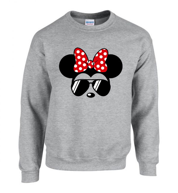 Minnie Egér Sportszürke Férfi Pulóver