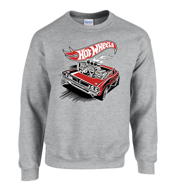 Hot Wheels Sportszürke Férfi Pulóver