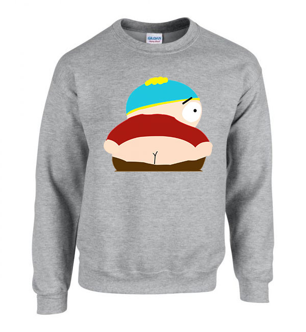 south park eric cartman segg Sportszürke Férfi Pulóver