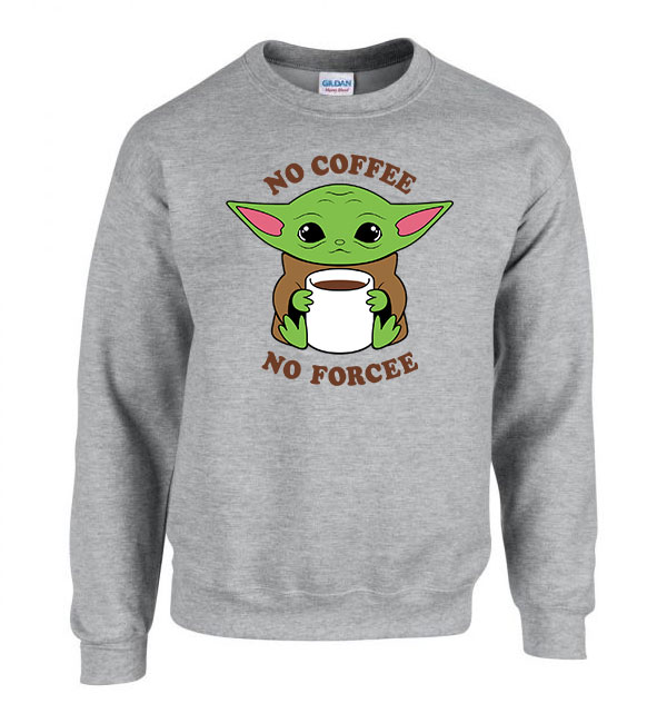 baba yoda baby yoda mandalorian Sportszürke Férfi Pulóver
