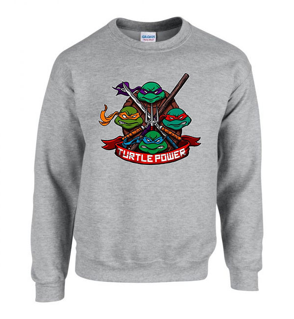 tmnt tini ninja teknőcök Sportszürke Férfi Pulóver