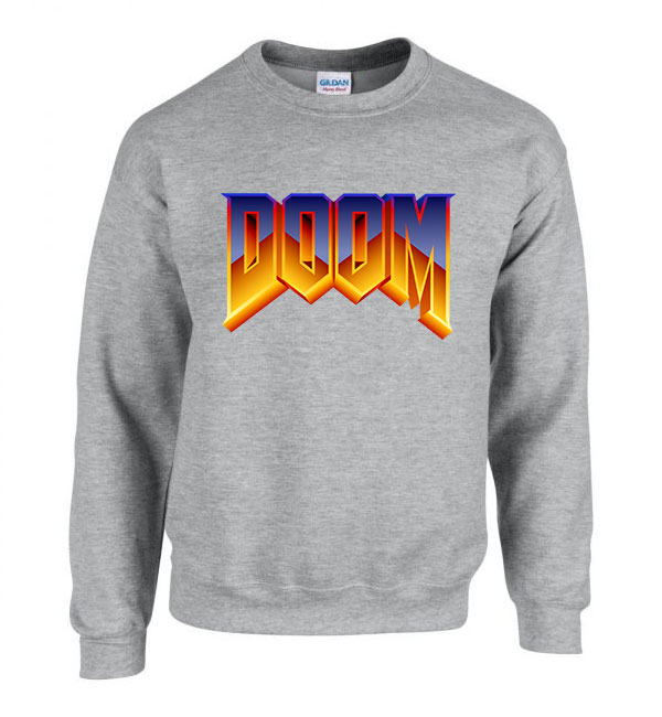 doomn Sportszürke Férfi Pulóver