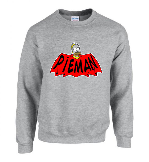pieman piteman homer simpson Sportszürke Férfi Pulóver