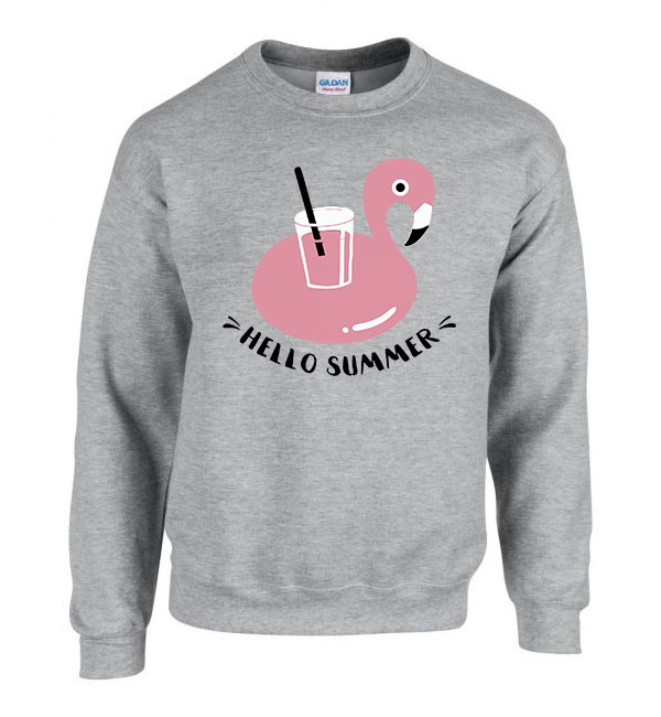 nyár nyaralás summer Sportszürke Férfi Pulóver