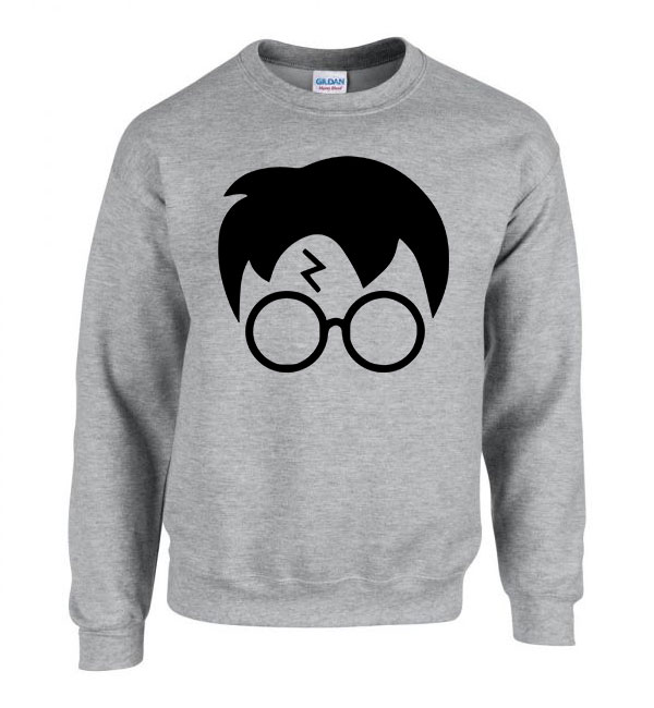 harry potter Sportszürke Férfi Pulóver