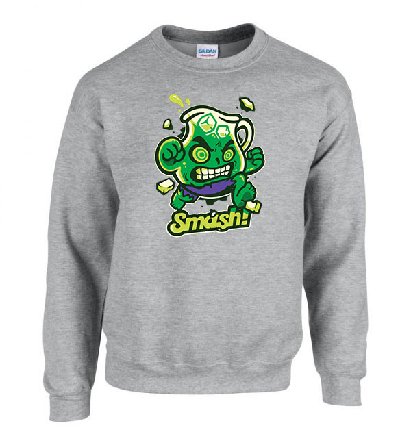 hulk smash cool aid Sportszürke Férfi Pulóver
