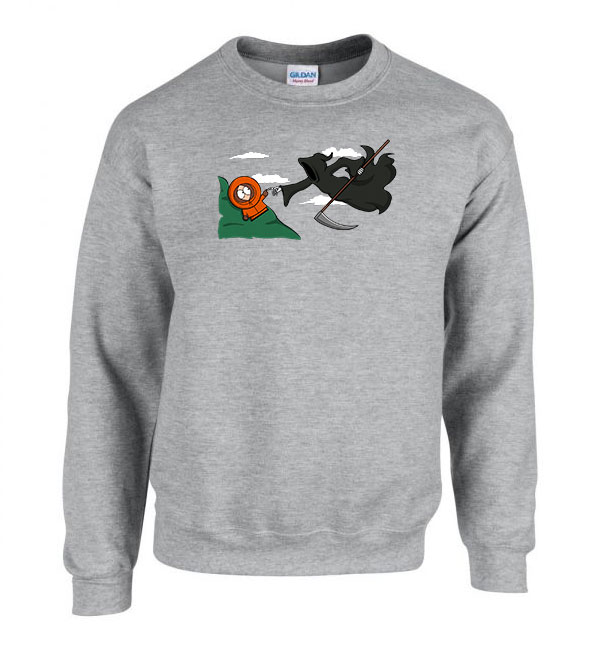 south park kenny Sportszürke Férfi Pulóver
