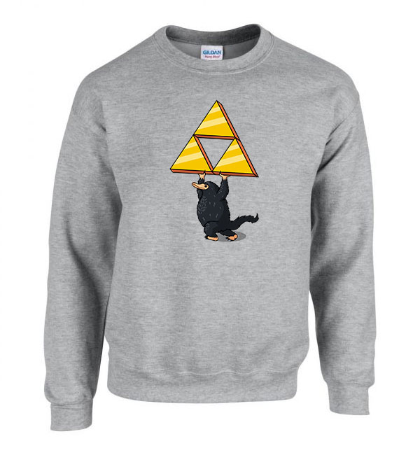 niffler furkász Sportszürke Férfi Pulóver