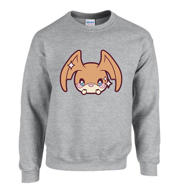 patamon digimon Sportszürke Férfi Pulóver