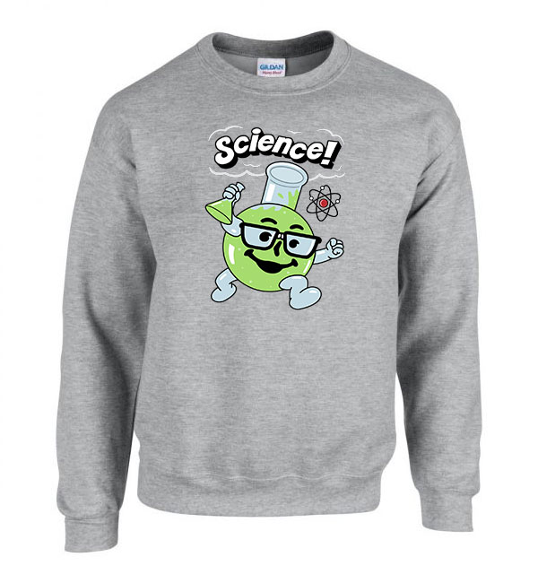 tudomány kool aid tudós science Sportszürke Férfi Pulóver