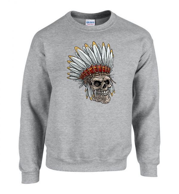 koponya Sportszürke Férfi Pulóver