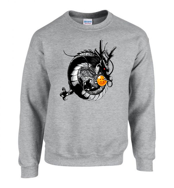 dragon ball shenlong Sportszürke Férfi Pulóver