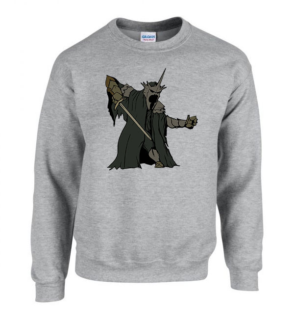 nazgul gyűrűk ura Sportszürke Férfi Pulóver