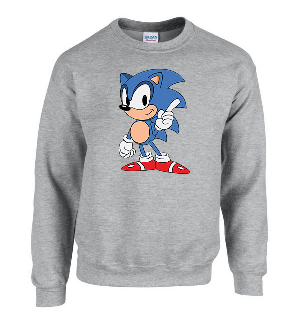 sonic Sportszürke Férfi Pulóver